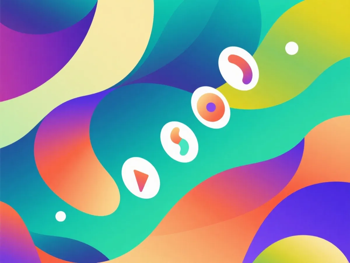 沟通与数据分析插画